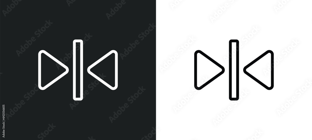 elevator arrows icon isolated in white and black colors. elevator arrows outline vector icon from user interface collection for web, mobile apps and ui. - obrazy, fototapety, plakaty 