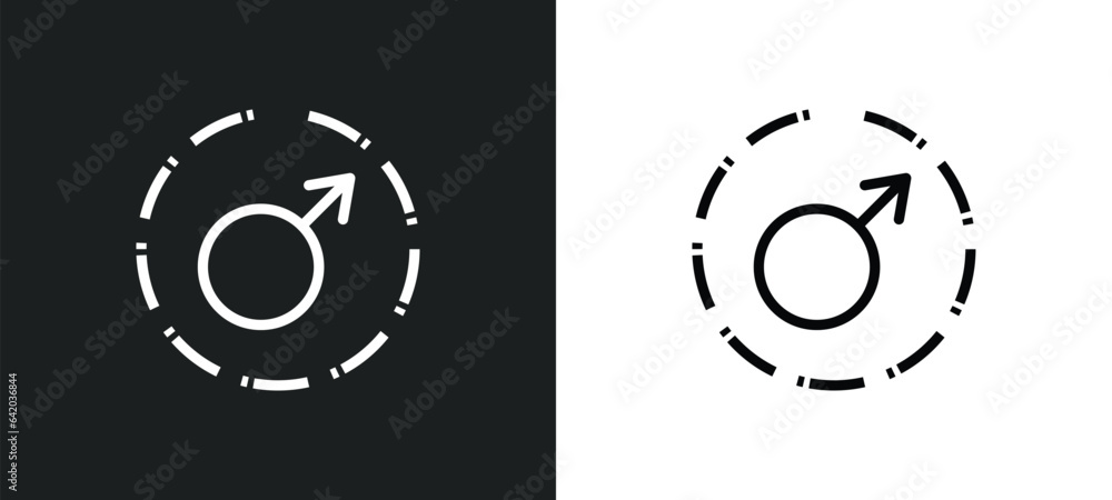 mars icon isolated in white and black colors. mars outline vector icon from zodiac collection for web, mobile apps and ui. mars icon isolated in white and black colors. mars outline vector icon from zodiac collection for web, mobile apps and ui.