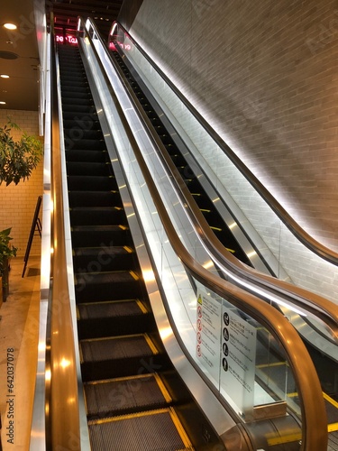 渋谷スクランブルスクエア　エスカレーター