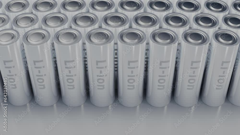 lithium Ion battery background animtion lithium Ion battery background animtion