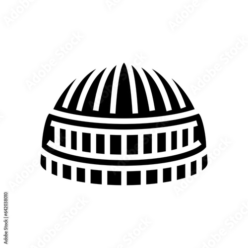 muslim prayer cap kufi glyph icon vector. muslim prayer cap kufi sign. isolated symbol illustration
