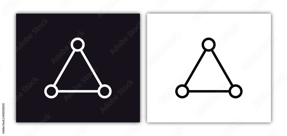 triangulam australe icon isolated in white and black colors. triangulam australe outline vector icon from astronomy collection for web, mobile apps and ui. triangulam australe icon isolated in white and black colors. triangulam australe outline vector icon from astronomy collection for web, mobile apps and ui.