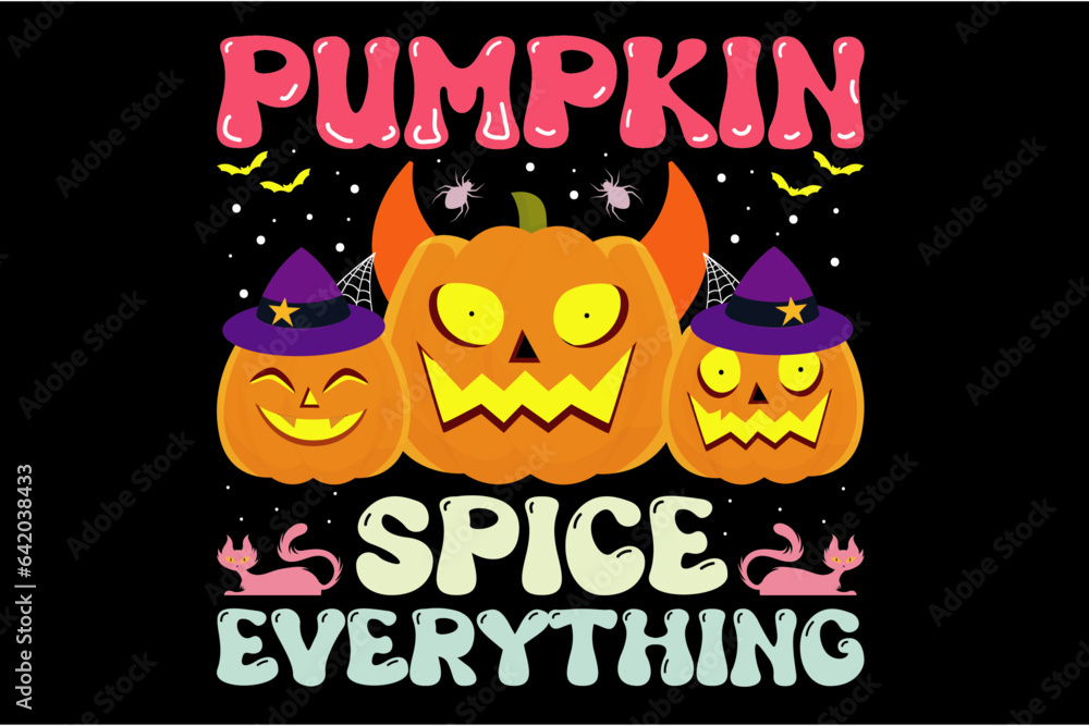 Halloween T-shirt design Halloween T-shirt design