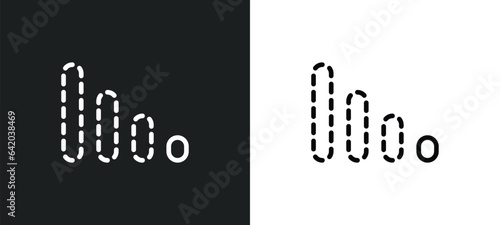 low icon isolated in white and black colors. low outline vector icon from electrian connections collection for web, mobile apps and ui.