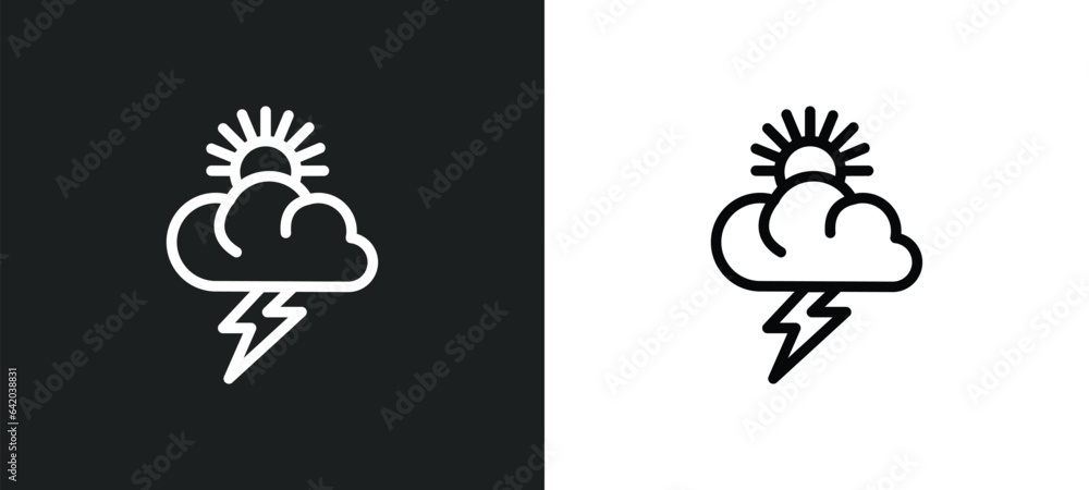 climate icon isolated in white and black colors. climate outline vector icon from meteorology collection for web, mobile apps and ui. climate icon isolated in white and black colors. climate outline vector icon from meteorology collection for web, mobile apps and ui.