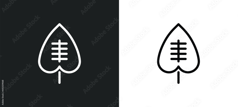 cordate icon isolated in white and black colors. cordate outline vector icon from nature collection for web, mobile apps and ui.