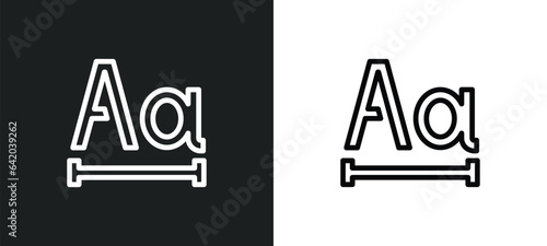 letter glow effect icon isolated in white and black colors. letter glow effect outline vector icon from shapes collection for web, mobile apps and ui.