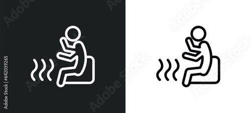 spa room icon isolated in white and black colors. spa room outline vector icon from shapes collection for web, mobile apps and ui.