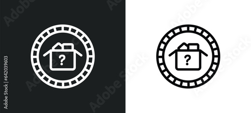 lost items icon isolated in white and black colors. lost items outline vector icon from signs collection for web, mobile apps and ui.