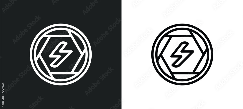 shock icon isolated in white and black colors. shock outline vector icon from signs collection for web, mobile apps and ui. shock icon isolated in white and black colors. shock outline vector icon from signs collection for web, mobile apps and ui.