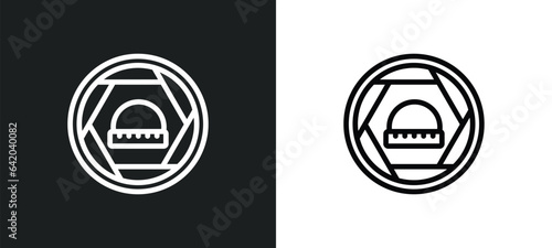 wool hat icon isolated in white and black colors. wool hat outline vector icon from signs collection for web, mobile apps and ui.