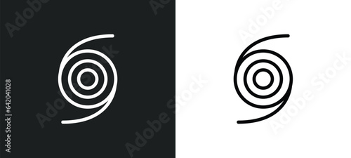 gust icon isolated in white and black colors. gust outline vector icon from weather collection for web, mobile apps and ui.
