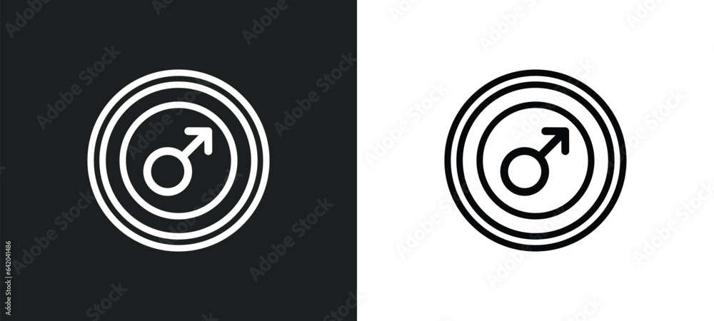 mars icon isolated in white and black colors. mars outline vector icon from zodiac collection for web, mobile apps and ui. mars icon isolated in white and black colors. mars outline vector icon from zodiac collection for web, mobile apps and ui.