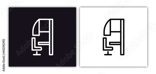 sensorama icon isolated in white and black colors. sensorama outline vector icon from artificial intellegence collection for web, mobile apps and ui.