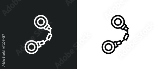 punishment icon isolated in white and black colors. punishment outline vector icon from business collection for web, mobile apps and ui.