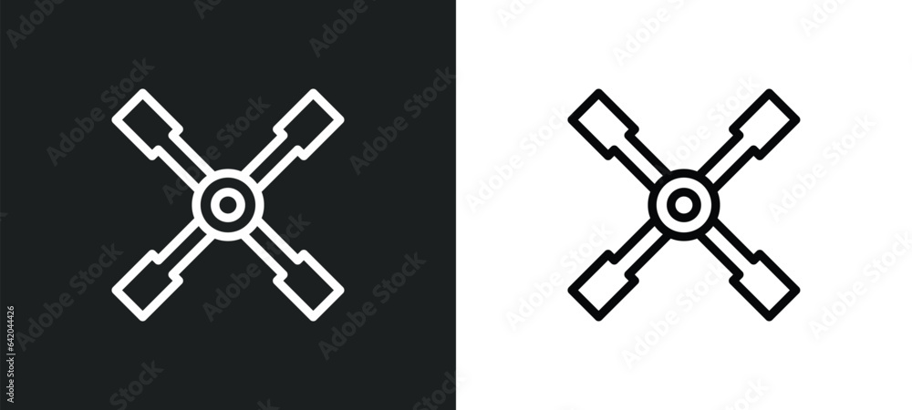 car wheel nut icon isolated in white and black colors. car wheel nut outline vector icon from car parts collection for web, mobile apps and ui. car wheel nut icon isolated in white and black colors. car wheel nut outline vector icon from car parts collection for web, mobile apps and ui.