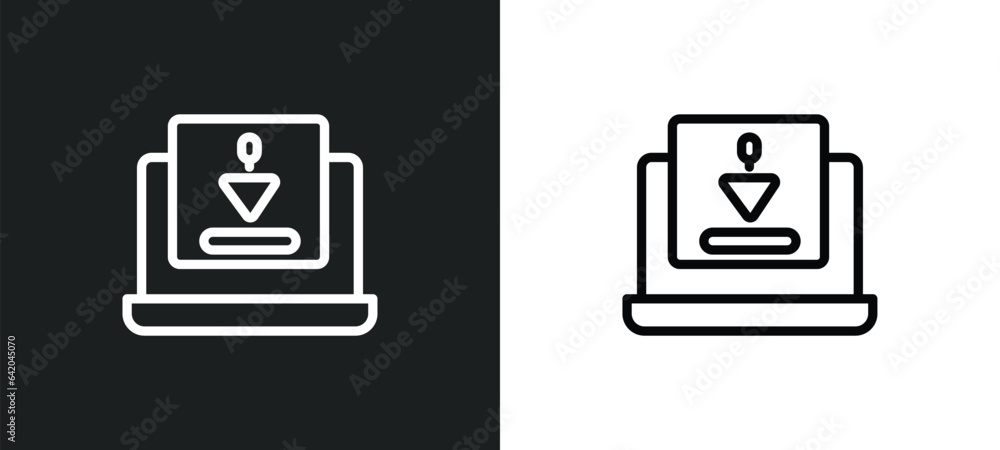 geology icon isolated in white and black colors. geology outline vector icon from e learning and education collection for web, mobile apps and ui. geology icon isolated in white and black colors. geology outline vector icon from e learning and education collection for web, mobile apps and ui.