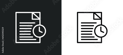 waiting list icon isolated in white and black colors. waiting list outline vector icon from e commerce and payment collection for web, mobile apps and ui.