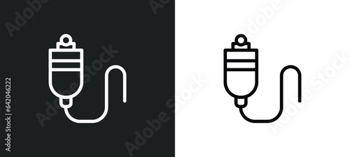 plasma icon isolated in white and black colors. plasma outline vector icon from medical collection for web, mobile apps and ui.