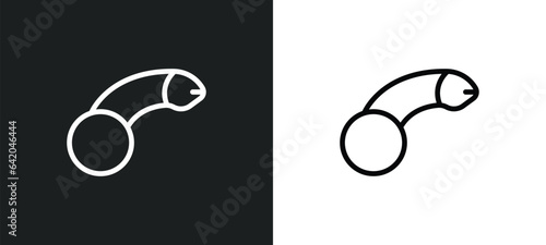icon isolated in white and black colors. outline vector icon from medical collection for web, mobile apps and