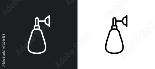 anesthesia icon isolated in white and black colors. anesthesia outline vector icon from medical collection for web  mobile apps and ui.
