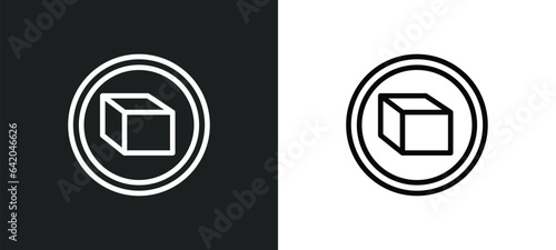product icon isolated in white and black colors. product outline vector icon from miscellaneous collection for web, mobile apps and ui.