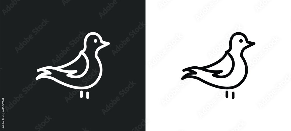 bird icon isolated in white and black colors. bird outline vector icon from nature collection for web, mobile apps and ui. bird icon isolated in white and black colors. bird outline vector icon from nature collection for web, mobile apps and ui.