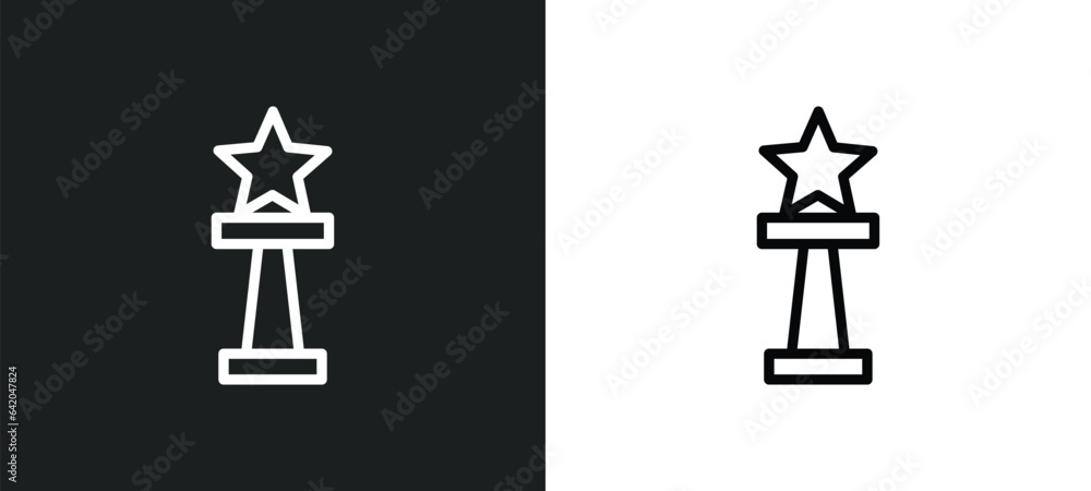 star prize icon isolated in white and black colors. star prize outline vector icon from other collection for web, mobile apps and ui. star prize icon isolated in white and black colors. star prize outline vector icon from other collection for web, mobile apps and ui.
