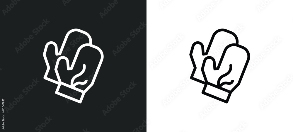 grooming glove icon isolated in white and black colors. grooming glove outline vector icon from other collection for web, mobile apps and ui. grooming glove icon isolated in white and black colors. grooming glove outline vector icon from other collection for web, mobile apps and ui.
