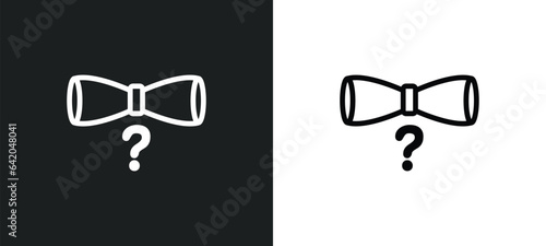 graduation's questions icon isolated in white and black colors. graduation's questions outline vector icon from other collection for web, mobile apps and ui.
