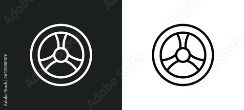 chauffer icon isolated in white and black colors. chauffer outline vector icon from people skills collection for web, mobile apps and ui.