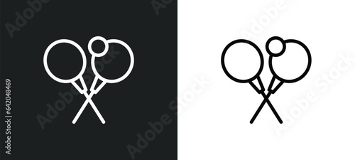 tennis player icon isolated in white and black colors. tennis player outline vector icon from people skills collection for web, mobile apps and ui.