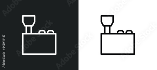 photographer icon isolated in white and black colors. photographer outline vector icon from people skills collection for web  mobile apps and ui.