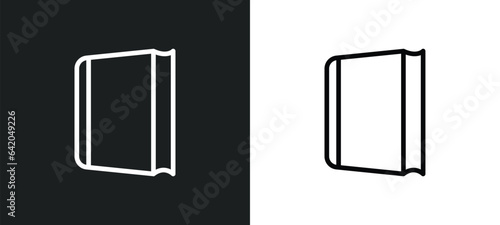 torah book icon isolated in white and black colors. torah book outline vector icon from religion collection for web, mobile apps and ui.