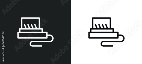 tefilin icon isolated in white and black colors. tefilin outline vector icon from religion collection for web, mobile apps and ui.