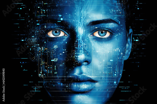 Digital brain concept avatar ai technology