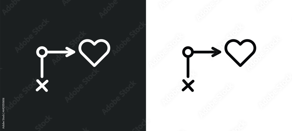 heart? icon isolated in white and black colors. heart? outline vector icon from strategy collection for web, mobile apps and ui. heart? icon isolated in white and black colors. heart? outline vector icon from strategy collection for web, mobile apps and ui.