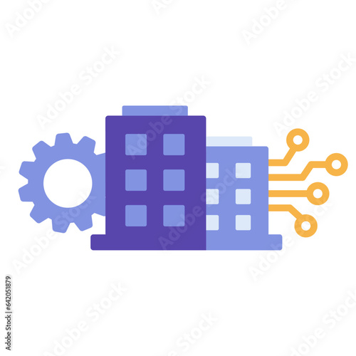 digital transformation vector DX icon technology illustration