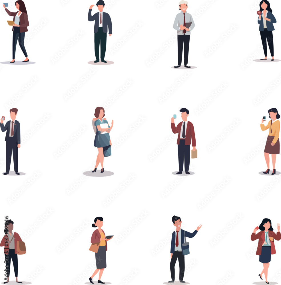 A wide variety of people with a wide range of jobs A wide variety of people with a wide range of jobs