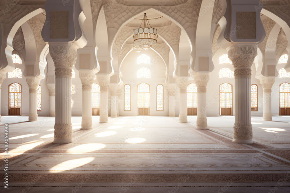 interior inside the mosque