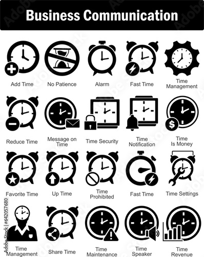 A set of 20 business icons as remove cart, global cart, mcommerce