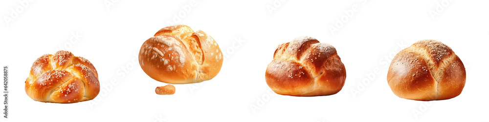 German bread in front of table transparent background