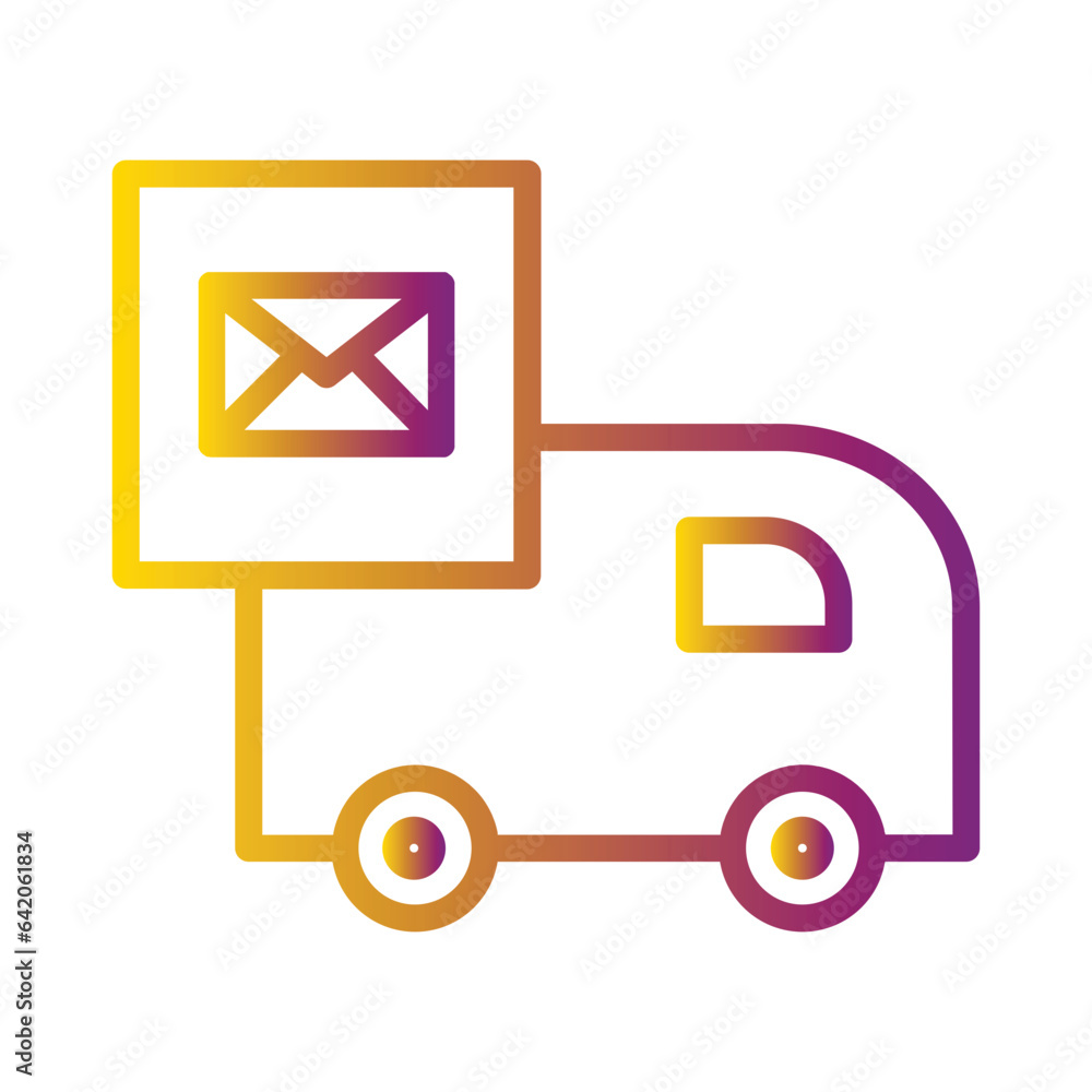 Logistics Mail Post Icon Logistics Mail Post Icon