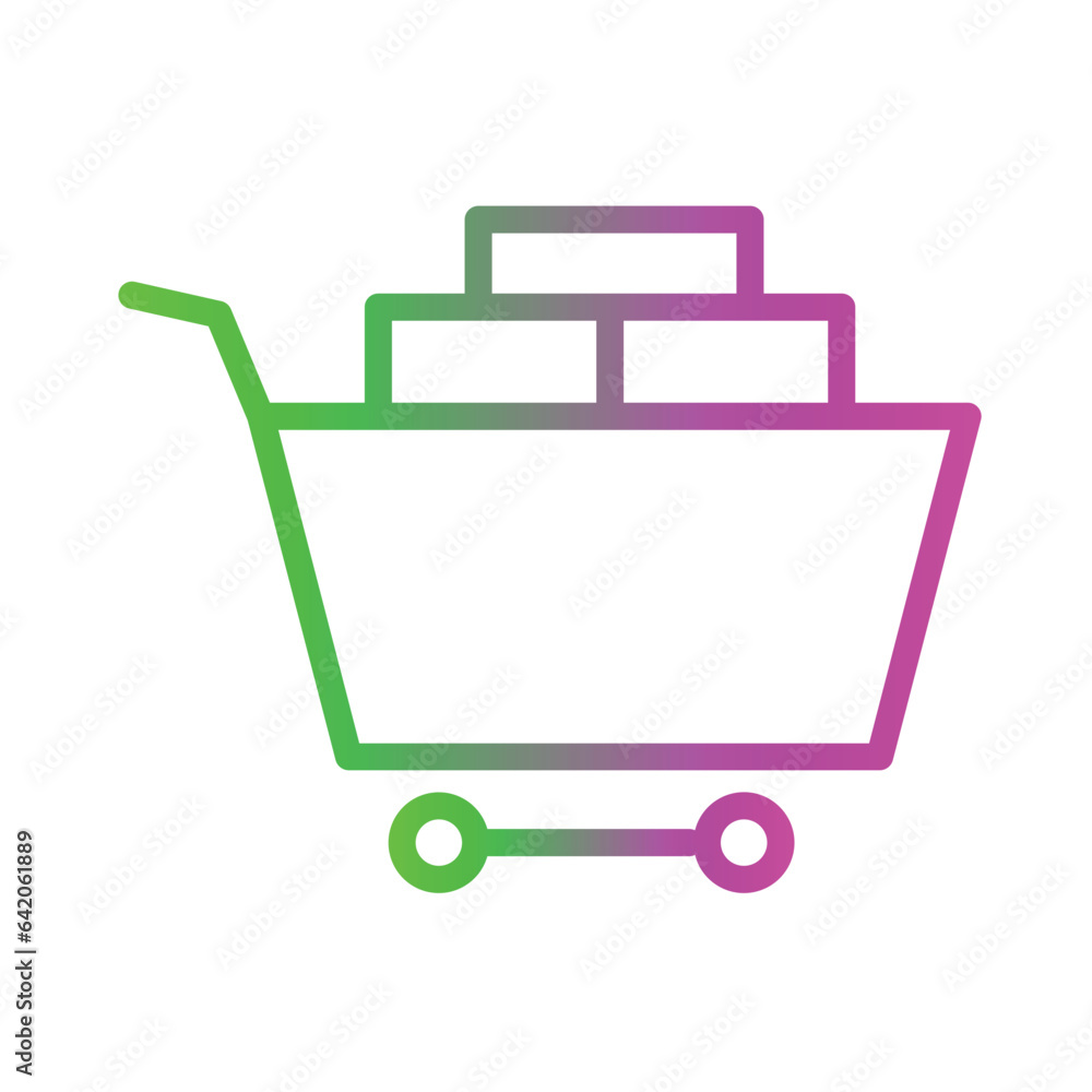 Onlinestore Store Trolly Icon Onlinestore Store Trolly Icon