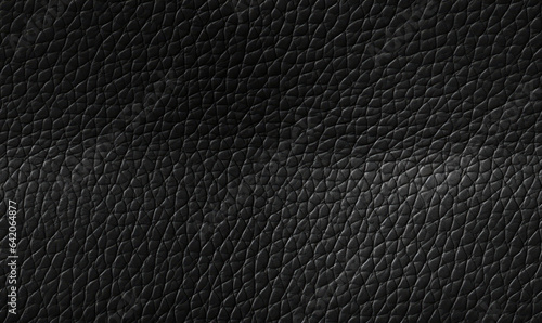 Quality black leather texture
