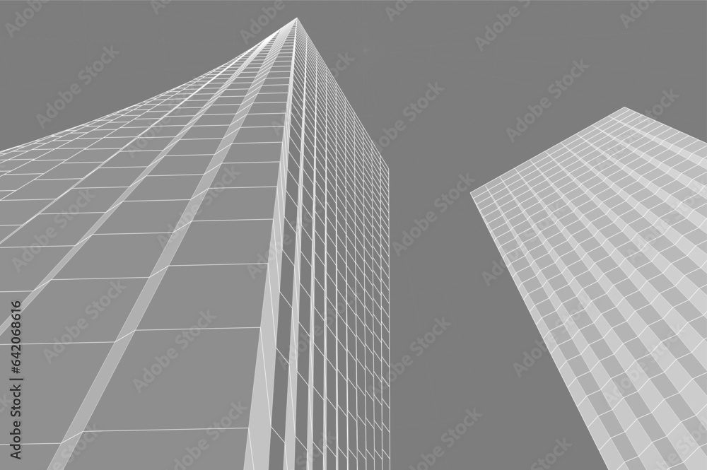 skyscrapers in the city skyscrapers in the city