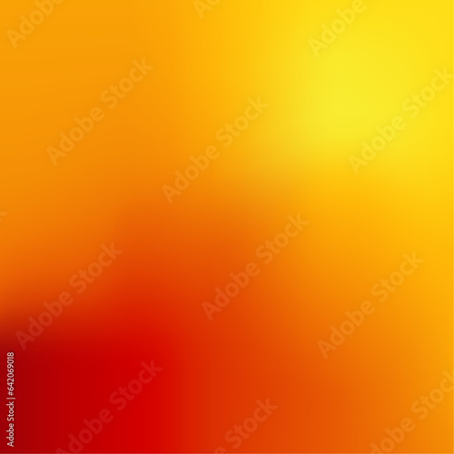 Yellow-orange gradient background. Blur pattern. Modern banner template design with space for your text. Vector illustration