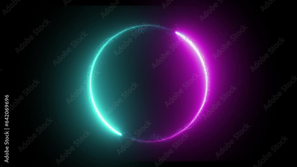 Animation of laser beams describing a circle. Frame from lasers. Animation of laser beams describing a circle. Frame from lasers.