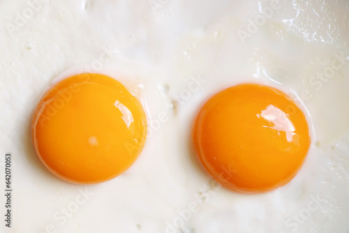 Sunny Side Up Eggs, for a Concept of Good Source of High Quality Protein photo