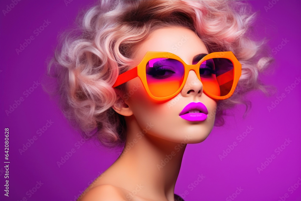 Glamorous Woman in Sunglasses